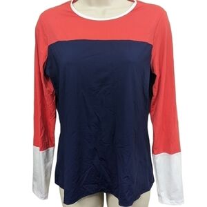 Lands' End Swim Rash Guard Sz S